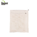 Eco Friendly Portable Natural Organic Cotton Mesh Produce Washable Bag for Grocery